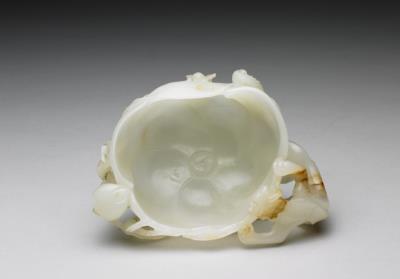 图片[3]-Jade lobed brush washer, Qing dynasty (1644-1911)-China Archive